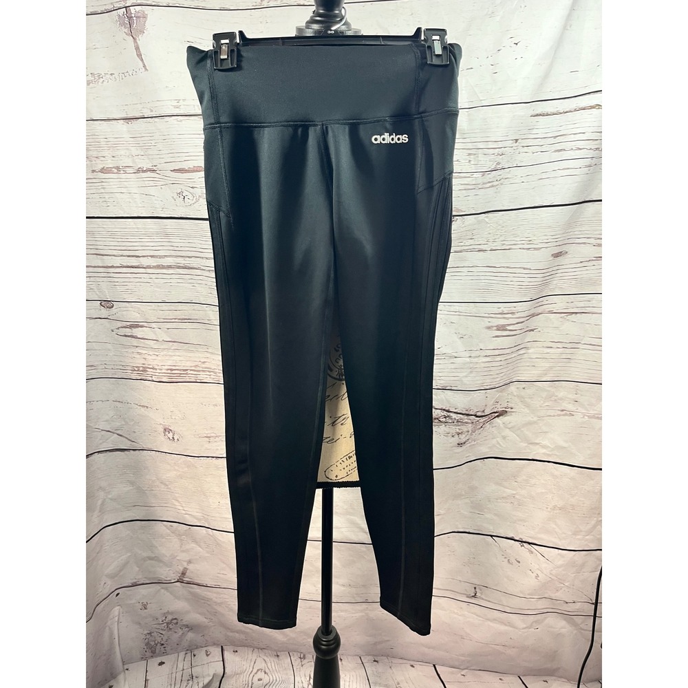 Adidas Climalite Leggings Women's Size Small Athletic Running Workout Black‎